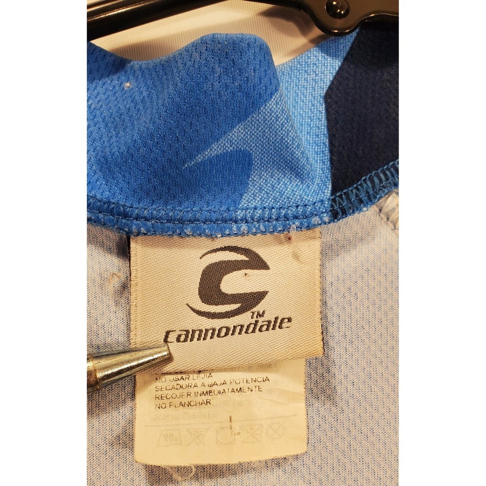 Cycling Jersey Short Sleeve Zipper CANNONDALE TEAM PRO CYCLING JERSEY L VINTAGE - Picture 3 of 7